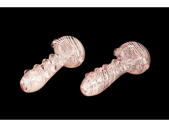 4”/115 Gr. PINK TUBE PIPE WITH MARBLE BODY