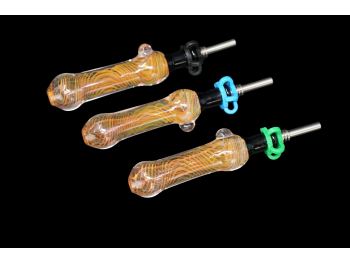 5.5"/65 Gr GOLDEN ART HIGH END NECTAR STRAW SET