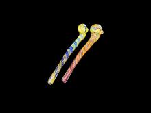 10" SWIRL ART SHERLOCK PIPES