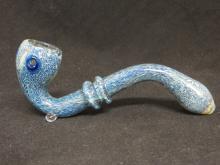 7.5" FRIT SHERLOCK PIPE/ MIX COLOR