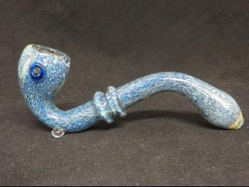 7.5" FRIT SHERLOCK PIPE/ MIX COLOR