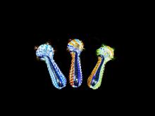 4.5”/125-130 Gr. TWISTING ART AND DICHROIC FANCY PIPE