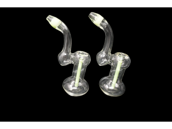 8' 245 Gr SLIME COLOR TUBE CLEAR BUBBLER