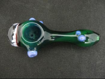 4" GREEN FLOWER HEAD PIPE