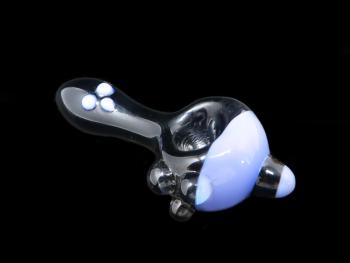 4" BLACK TUBE FANCY ART PIPE