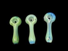 3.5" GREEN ART FANCY PIPE