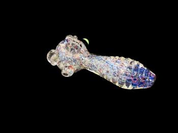 5"/130 Gr. DOUBLE GLASS FRIT ART PIPE 