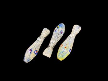 3.75"/48 Gr. FLOWER PATTERN HEAVY DUTY CHILLUM 