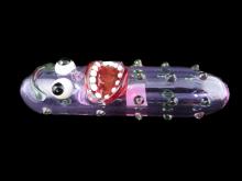 4.5" CRAZY FACE  PURPLE STEAMROLLER