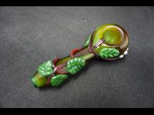 4" GREEN LEAVES PIPE