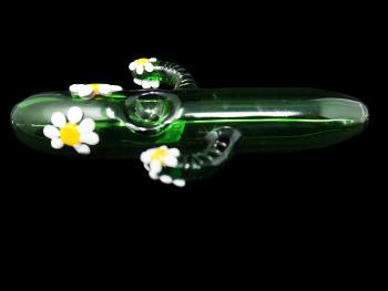 6" GREEN FLOWERING CACTUS