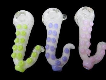 OCTOPUS TENTACLE PIPE, AND CRAFTED TENTACLE PIPE