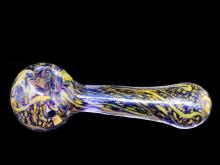 4.5" GOLD FUMED FANCY ART PIPE