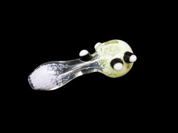  4"/110 Gr. HEAD ART DUAL COLORED HAND PIPE