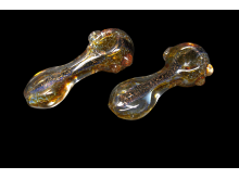 4' 95 100 Gr DICHRONIC FLAT MOUTH HAND PIPE