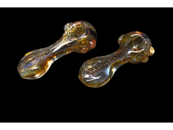 4' 95 100 Gr DICHRONIC FLAT MOUTH HAND PIPE