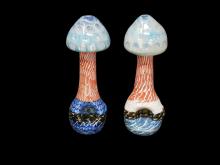 4.5' 90 Gr FANCY ART MUSHRROM PIPE