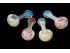 3.25"/50 Gr FUMED AND ART HAN DPIPE, MIX COLORS