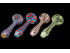 3.5"/50 Gr  FRIT ART HAND PIPES, MIX COLORS