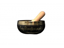10 CM/235 Gr ASSORTED PRINT SINGING BOWL, PRNT VARY