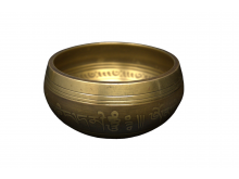 10.5 COM/406 Gr TIBETAN SINGING BOWL, ASSORTED PRINT