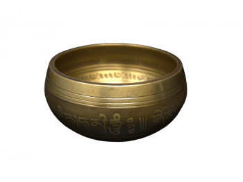10.5 COM/406 Gr TIBETAN SINGING BOWL, ASSORTED PRINT