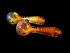 GOLD SWIRL ART HAND PIPE