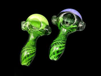 3.75" / 4" 100 Gr SLIME COLOR HONEYCOMB ART SUPREME PIPE