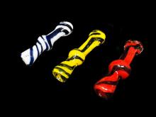 3.5" ROUND DICHRO CHILLUM