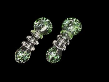 4" GREEN ART RIM PIPE