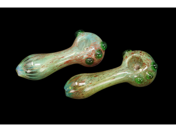 4.5"/115 Gr GOLDEN GREEN KNOBBY HAND PIPES