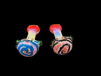 3.5" FANCY ART HAND PIPE