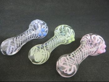 4" SLIME COLOR ART PIPE/ COLO ASSORTED