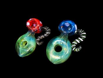 GREEN FANCY HANDLE PIPE