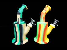 8.5"/ 300 Gr. MIX COLOR SILICONE WATER PIPE