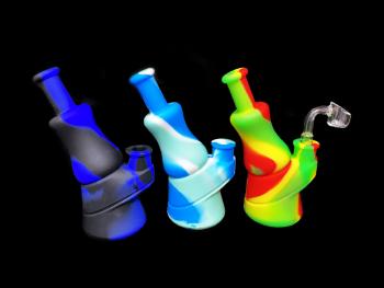 6.5"/195 Gr. SILICONE WATER PIPE 