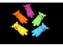4"/55 Gr CHARACTER ART SILICONE HAND PIPE, MIX COLORS