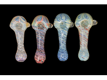 4.75"/105 Gr FLOWER HEAD SWIRL ART HAND PIPE