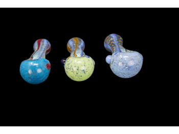 4.5"/100  Gr FRITED HEAD AND BODY ART PIPE, COLOR MIX 