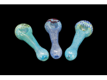 3.75"/60-65 Gr FRITED PIPE WITH HEAD ART, COLOR MIX
