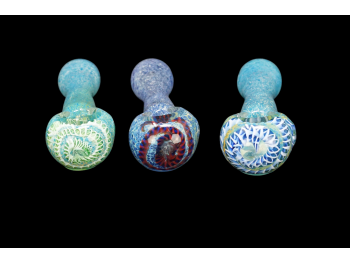 3.75"/60-65 Gr FRITED PIPE WITH HEAD ART, COLOR MIX 