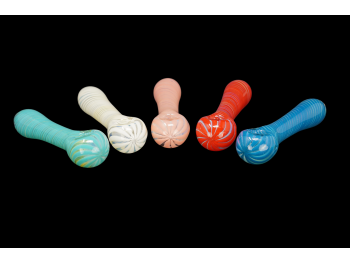 5'/90-95 Gr SWIRL ART PIPE/ COLOR MIX