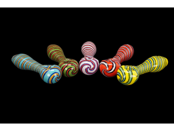 4.5"/100 Gr SWIRL ART WITH MULTI COLOR, COLOR MIX