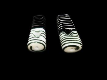 4" ZEBRA STRIPES SQUARE PIPE