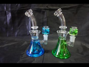 8"/430 Gr, GLYCERIN WATER PIPE/ MIX COLOR