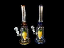 12"/470 Gr. PINEAPPLE PERK WATER PIPE MULTI COLOR