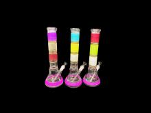 12"/500 Gr THREE COLORED SANDY BEAKER, COLOR VARY