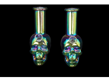 6'/245 Gr ELECTROPLATED RAINBOW SCOL BONG IN BOX