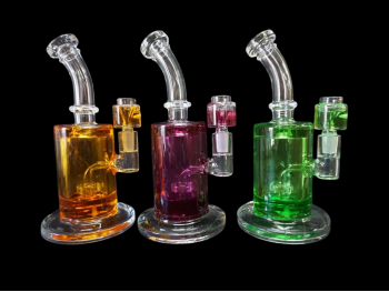 9"/640 Gr. GLYCERIN WATER PIPE IN MIX COLORS