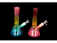 8"/230 Gr ELECTROPLATED BONG, COLOR MIX